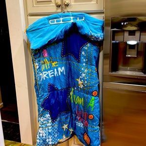 Kids sleeping bag 53 inched length and 29 inches wide  “ DREAM AITTLE DREAM “